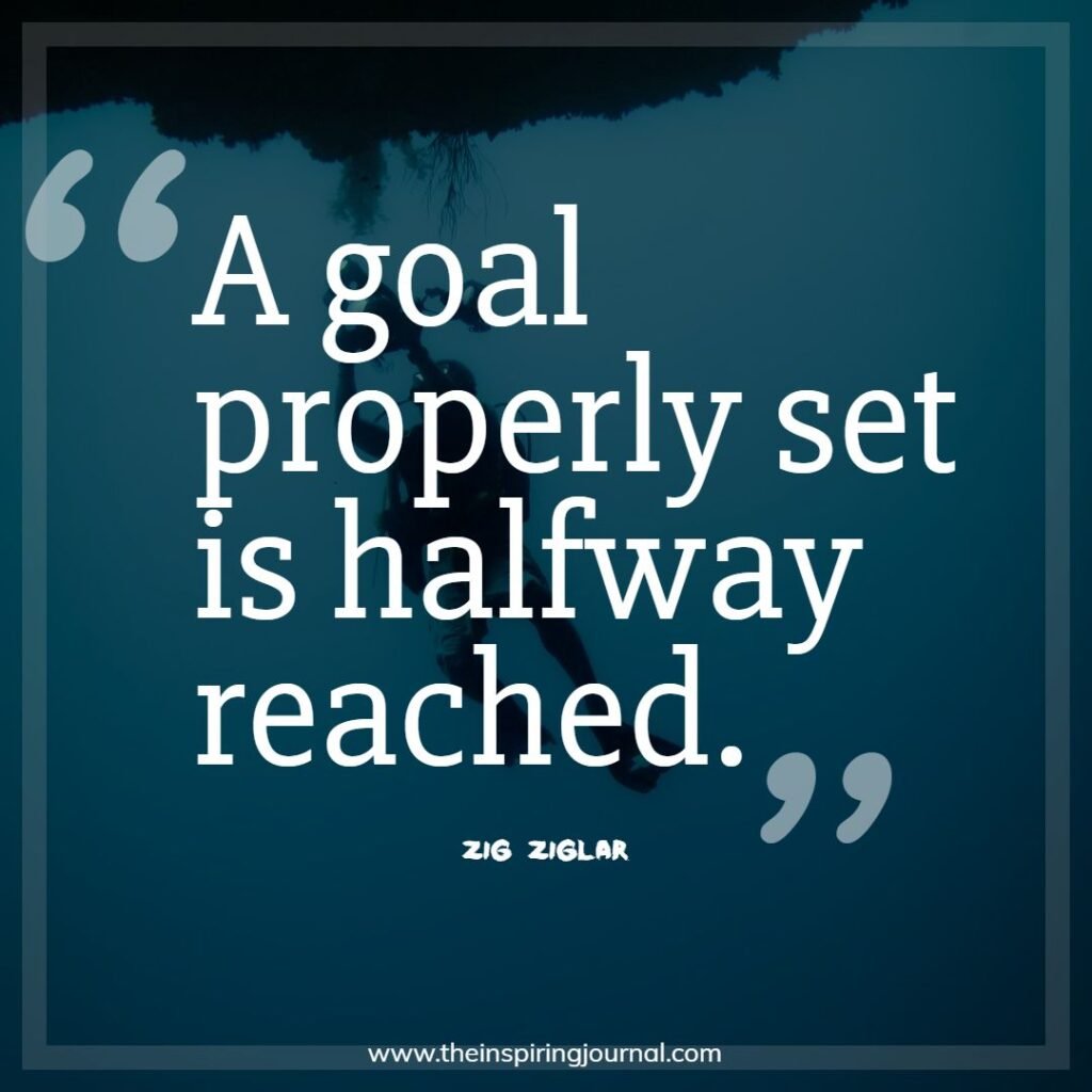 future goals quotes - quotes on goal setting images