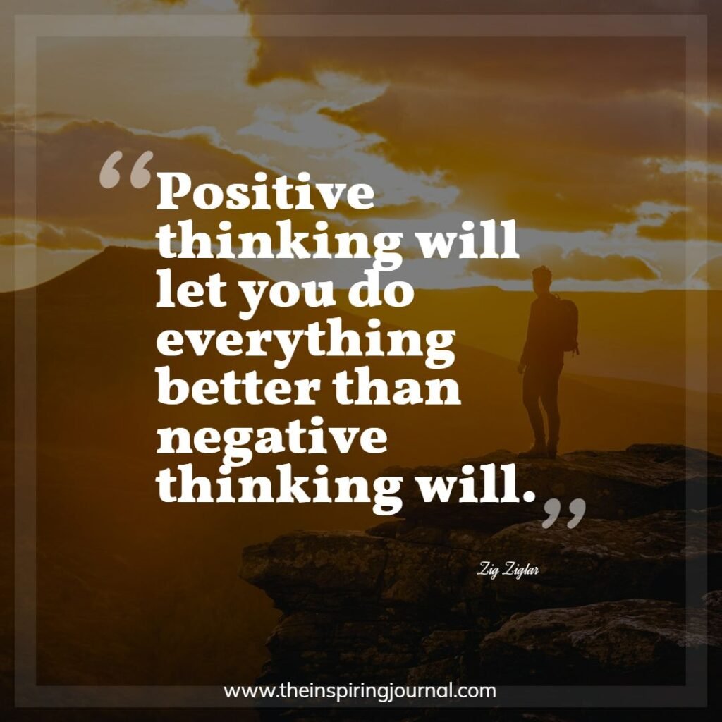 positive thinking quotes