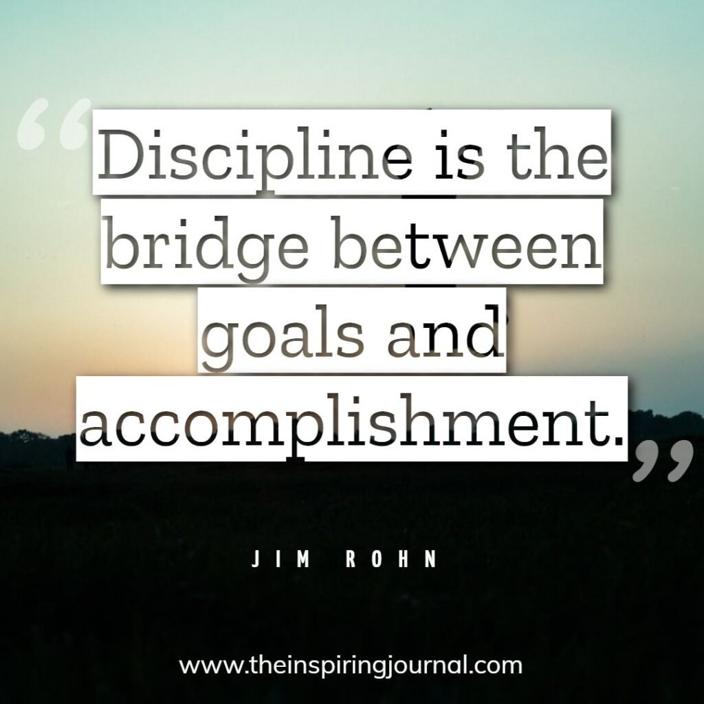inspiring quotes on discipline