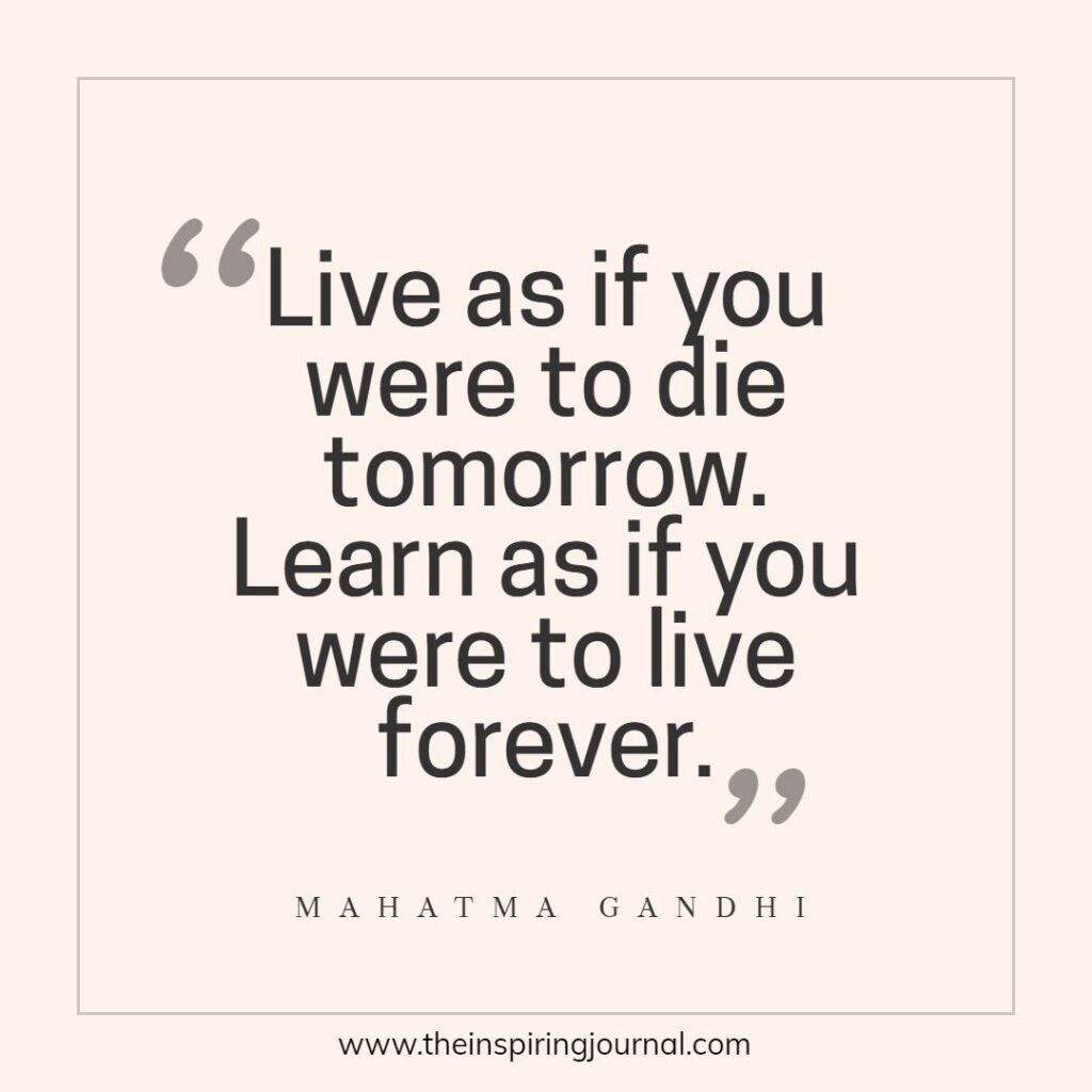 quotes about learning and growing