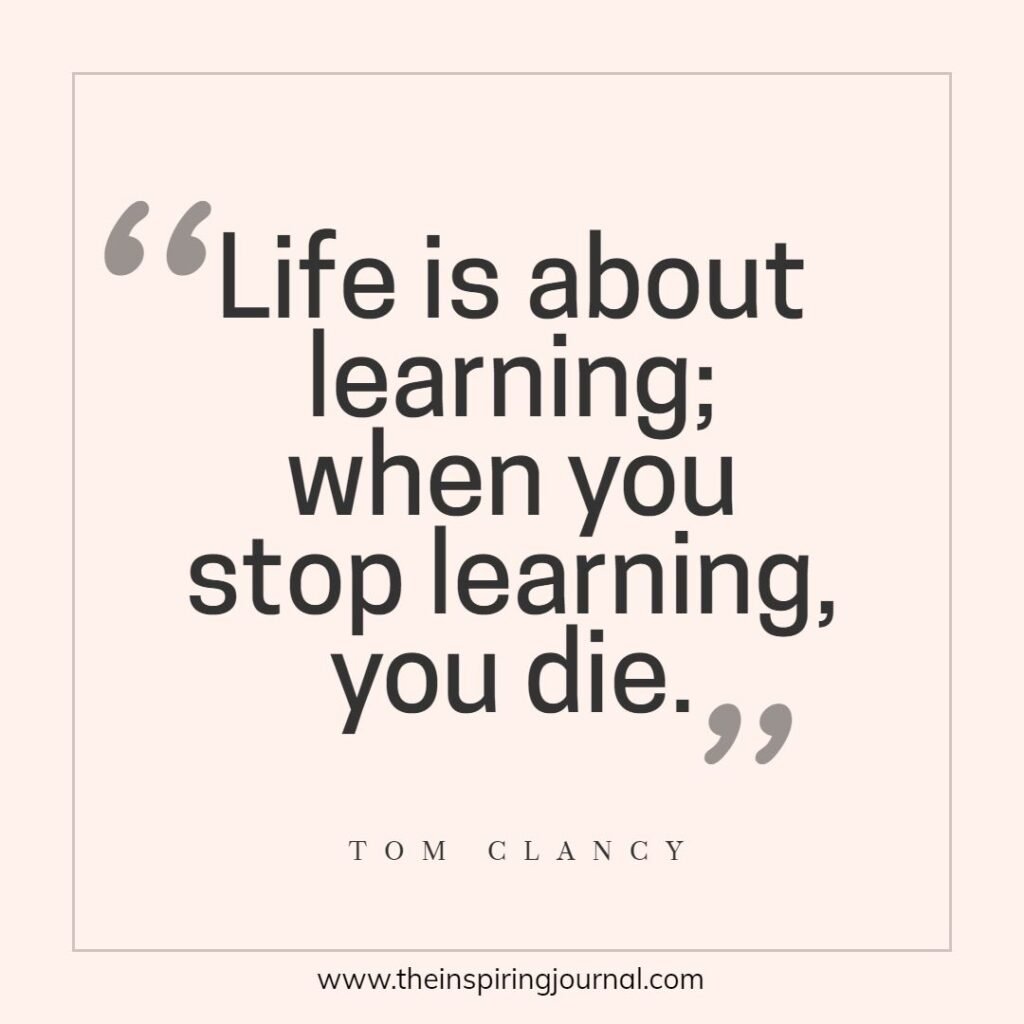 short quotes about learning new things