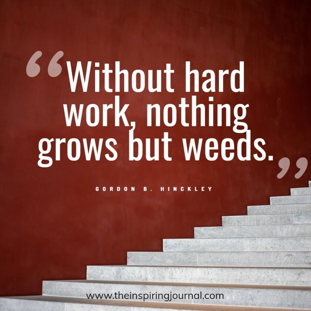 quotes about success and hard work