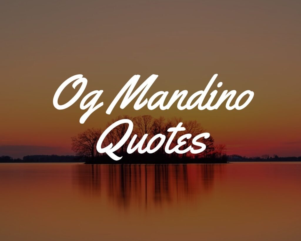og mandino quotes greatest salesman in the world - i will persist until i succeed